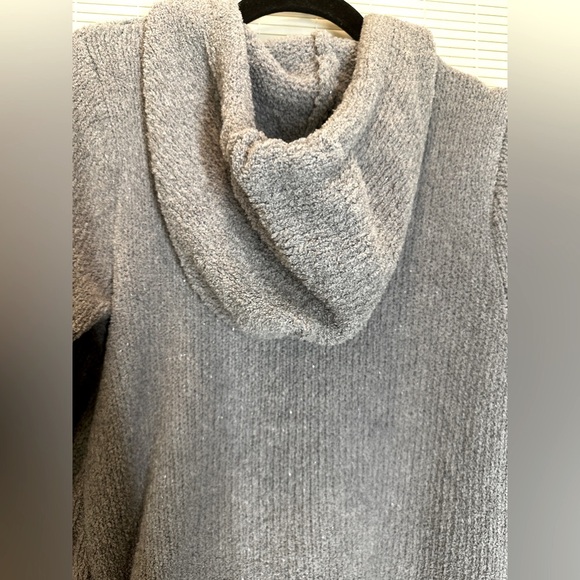 Vera Wang | Oversized Grey Tunic Hooded Sweatshirt | XS | Simply Vera Vera Wang - Picture 10 of 15